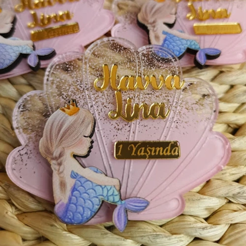 Baskıcı Amca İstridyeli Boyamalı Magnet