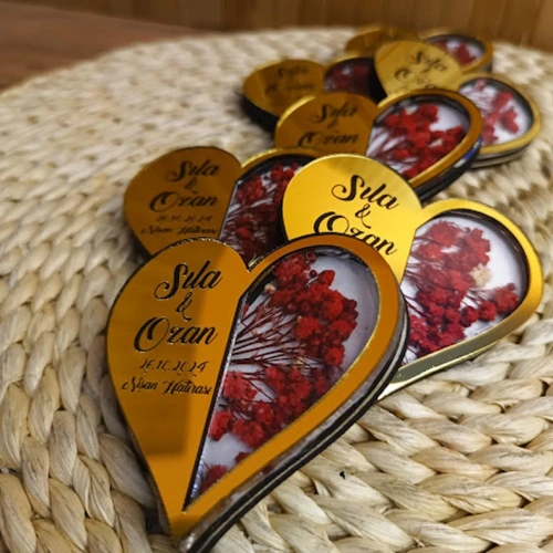 Baskıcı Amca Kalp Pleksi Magnet