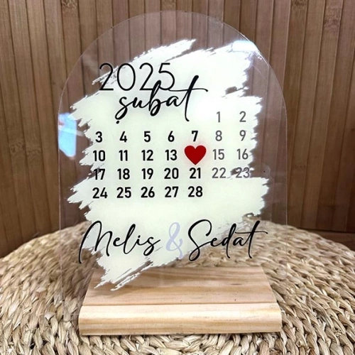 Baskıcı Amca Masa Üstü Pleksi İsimlik