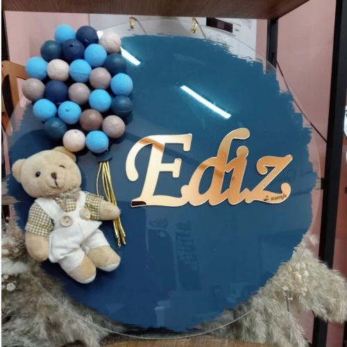 Baskıcı Amca Ayıcıklı Kapı Süsü