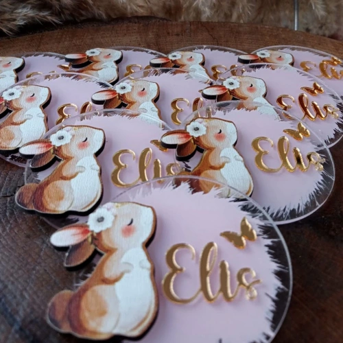 Baskıcı Amca Tavşanlı Boyalı Magnet