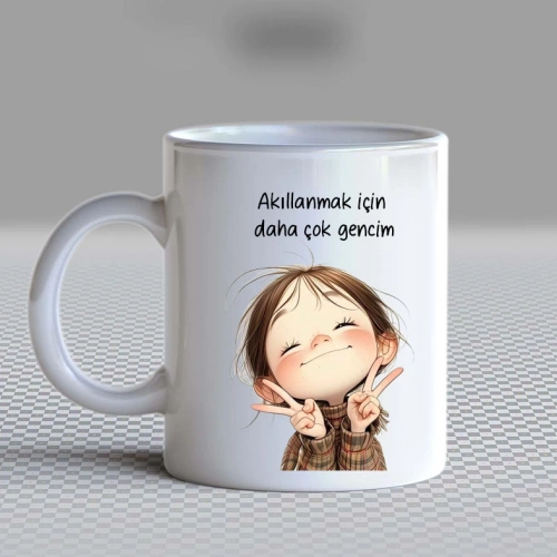 Baskıcı Amca Daha Gencim Kupa Bardak