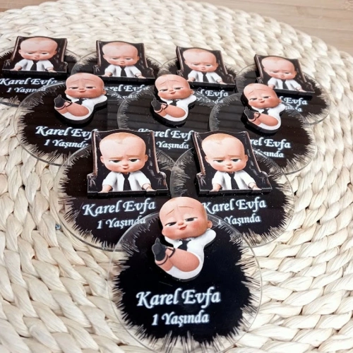 Baskıcı Amca Parton Bebekli Magnet