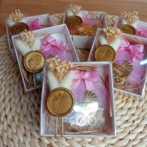 Baskıcı Amca Pembe Epoksi Kutulu Magnet