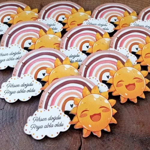 Baskıcı Amca Güneşli Magnet