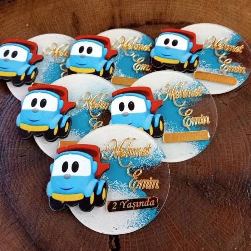 Baskıcı Amca Arabalı Magnet