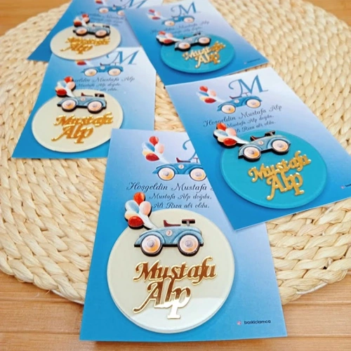 Baskıcı Amca Safari Boyamalı Kutulu Magnet