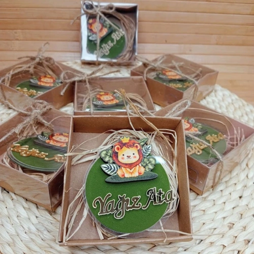 Baskıcı Amca Safari Boyamalı Kutulu Magnet