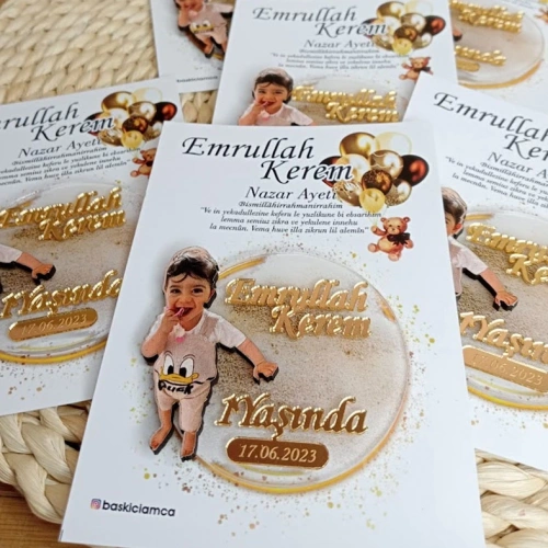 Baskıcı Amca Resimli Boyalı Magnet