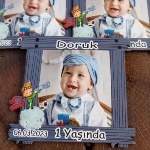 Baskıcı Amca  Küçük Prens  Fotoğraflı Magnet