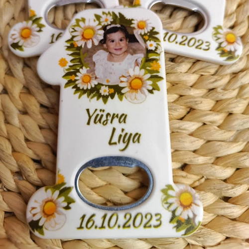 Baskıcı Amca 1 Rakamlı Papatyalı Açacak