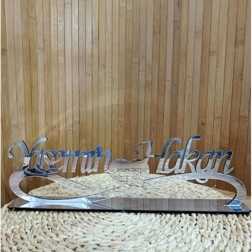 Baskıcı Amca Sonsuzluk Desen Pleksi İsimlik