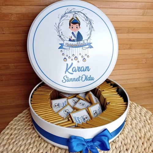 Sünnet Temalı Hediyelik Çikolata Kutusu