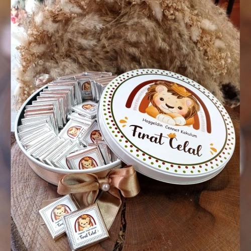 Safari Temalı Hediyelik Çikolata Kutusu