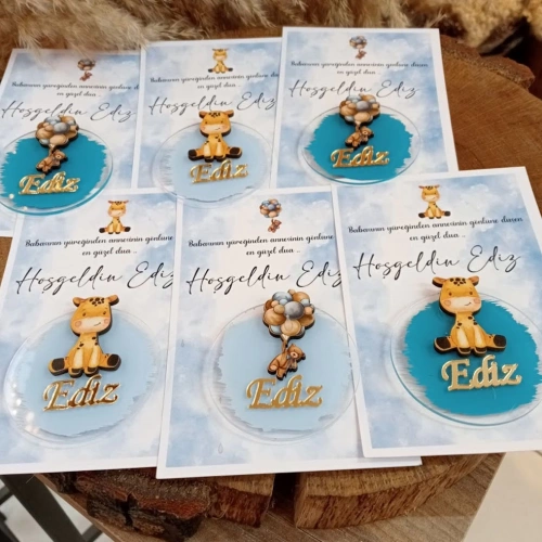 Baskıcı Amca Hayvan Figürlü Magnet