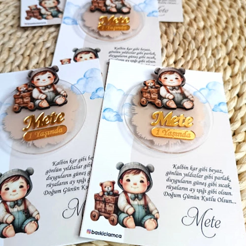 Baskıcı Amca Bebekli Magnet