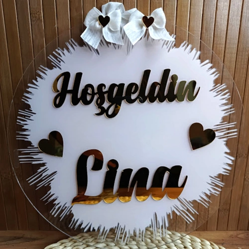 Baskıcı Amca Fiyonklu Kapı Süsü