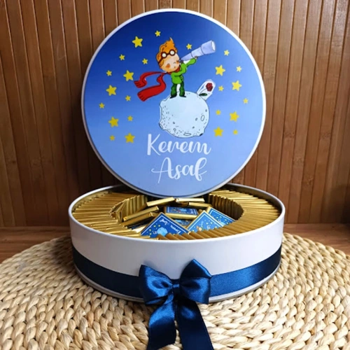 Küçük Prens Temalı Hediyelik Çikolata Kutusu
