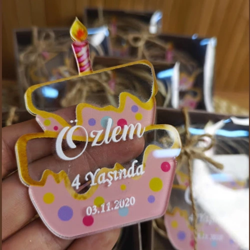 Baskıcı Amca  Yaş Pasta Boyamalı Magnet