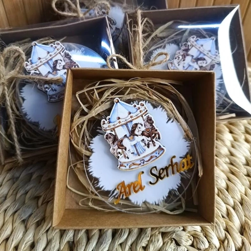 Atlı Karınca Temalı Boyamalı Magnet Kutulu