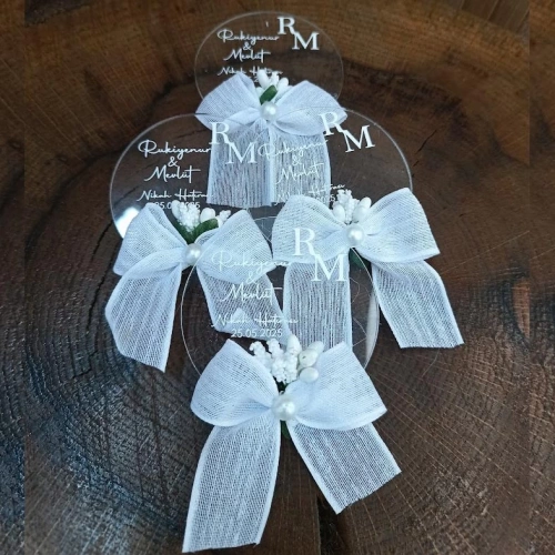 Şeffaf Süslemeli Magnet