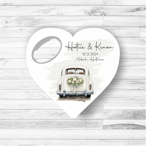 Beyaz Araba Temalı Kalp Açacak