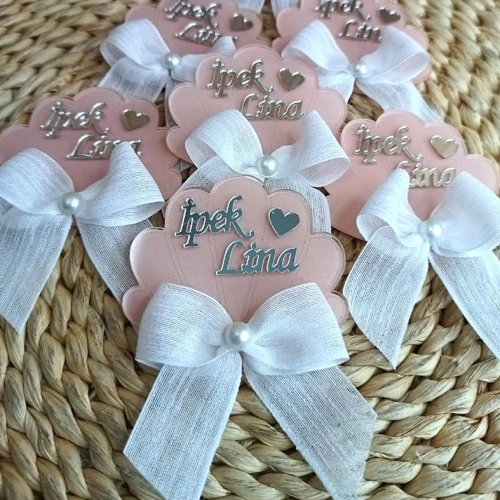 İstridye Kurdale Süslemeli Magnet