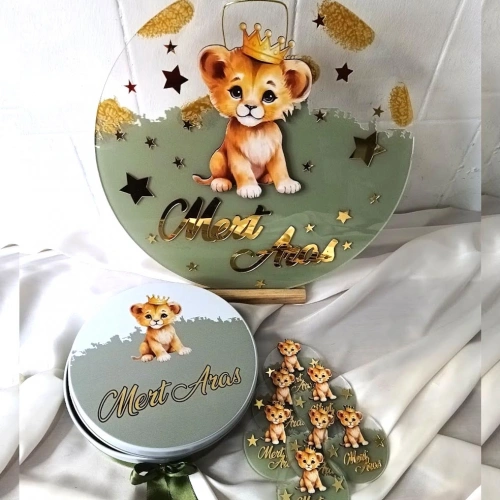Aslan Temalı Set
