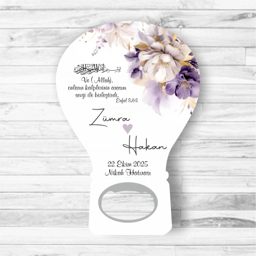 Mor Çiçekli  Temalı Balon Açacak