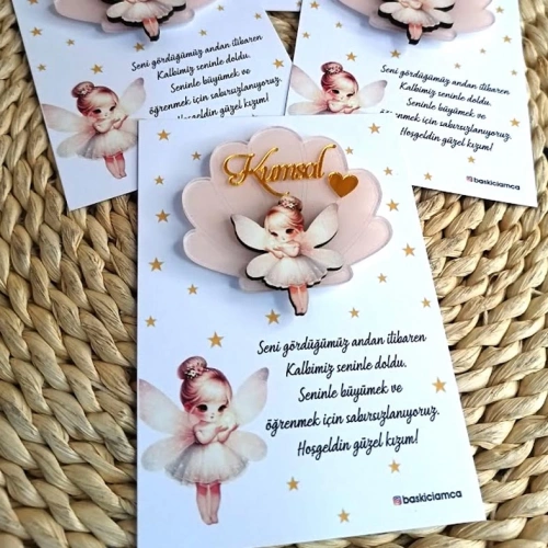 Perili Boyamalı Magnet Kartlı