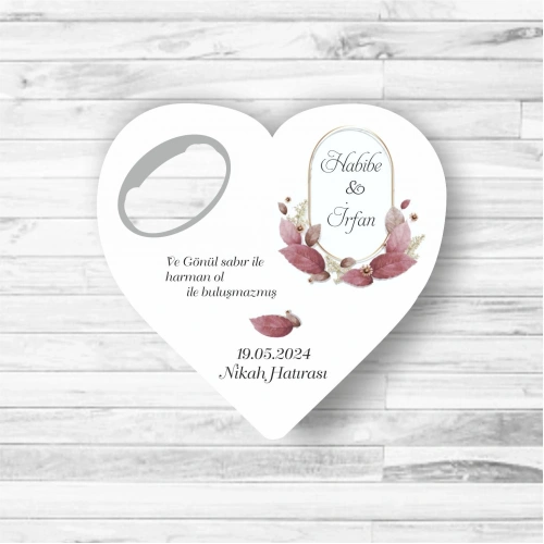 Renkli Yaprak Temalı Kalp Açacak