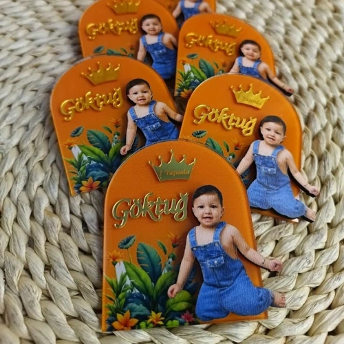 Resimli Boyamalı Magnet