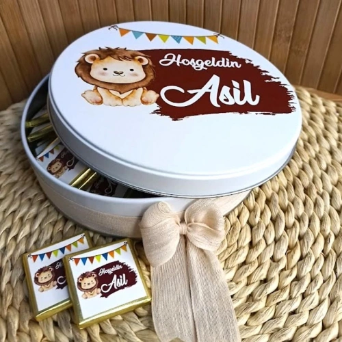 Sevimli Aslan Çikolata Kutusu