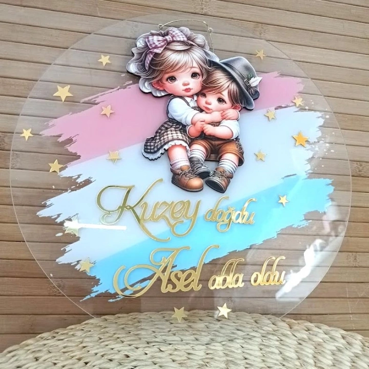 Abla & Kardeş Kapı Süsü