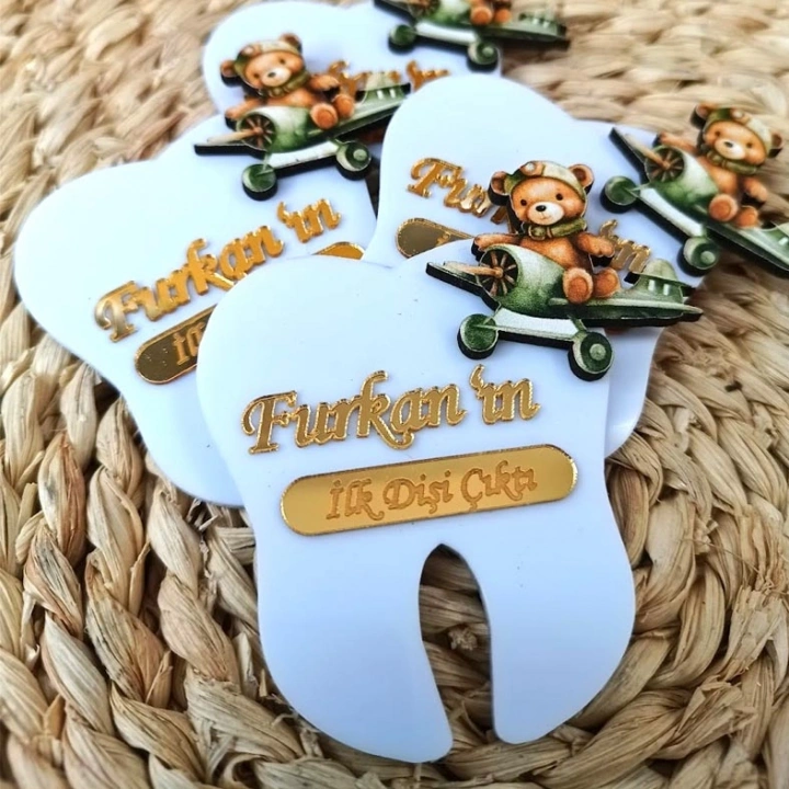 Diş Pleksi Boyamalı Magnet