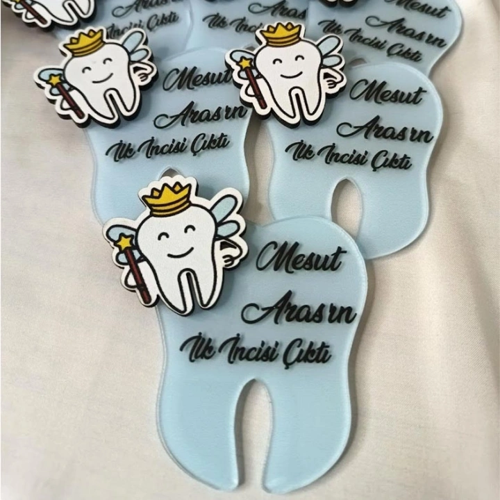 Diş Pleksi Boyamalı Magnet