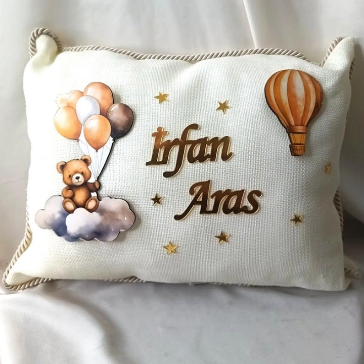 Ayıcıklı Figürlü Yastık