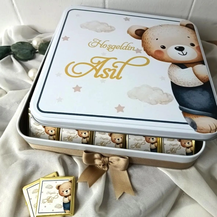 Ayıcık Temalı Çikolata Kutusu