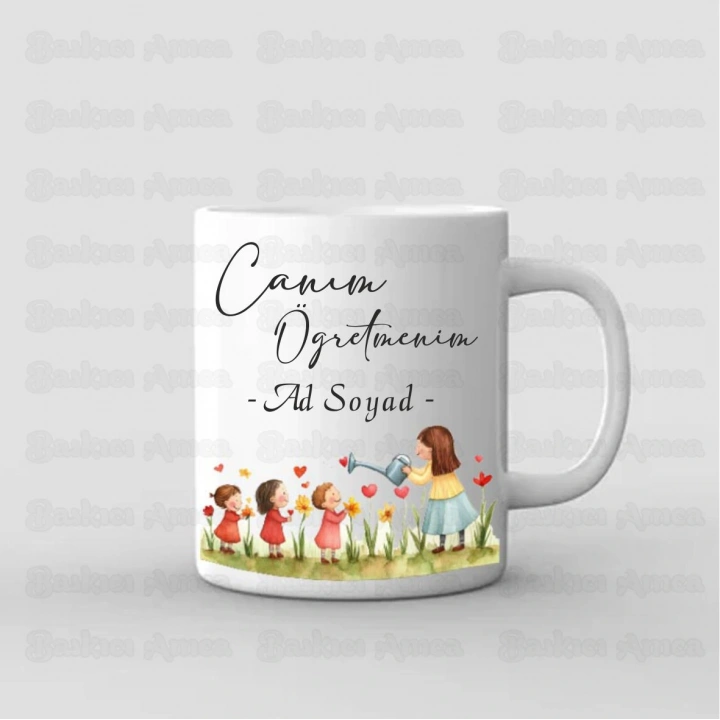 Öğretmen Temalı Kupa Bardak