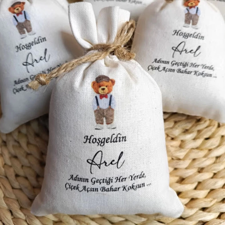 Baskıcı Amca Baskılı Lavantalı Kese