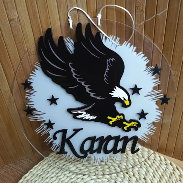 Baskıcı Amca Deniz Kartal Temalı Kapı Süsü