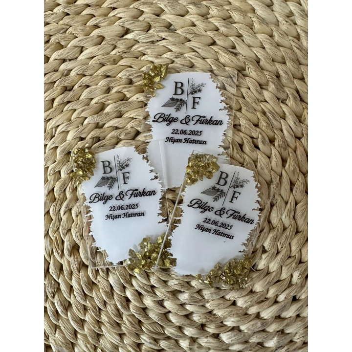 Gold Taşlı Boyamalı Magnet