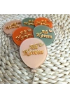 Baskıcı Amca Balon Temalı Boyamalı Magnet