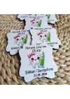 Baskıcı Amca Diş Figürlü Ahşap Magnet