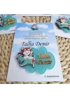 Baskıcı Amca Bulut Temalı Boyamalı Kartlı Magnet