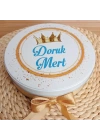 Kral Taç Temalı Hediyelik Bebek Çikolatası