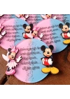 Baskıcı Amca Mickey Mouseli Boyamalı Magnet