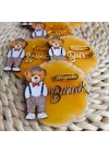 Baskıcı Amca Ayı Figürlü Boyalı Magnet