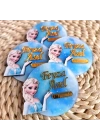 Elsa Temalı Boyamalı Magnet