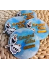 Olaf Temalı Boyamalı Magnet